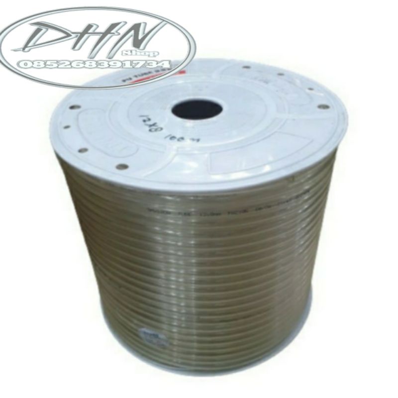 selang PU 8 x 12 PolyUrethane pneumatic roll 100 meter selang Pu warna bening