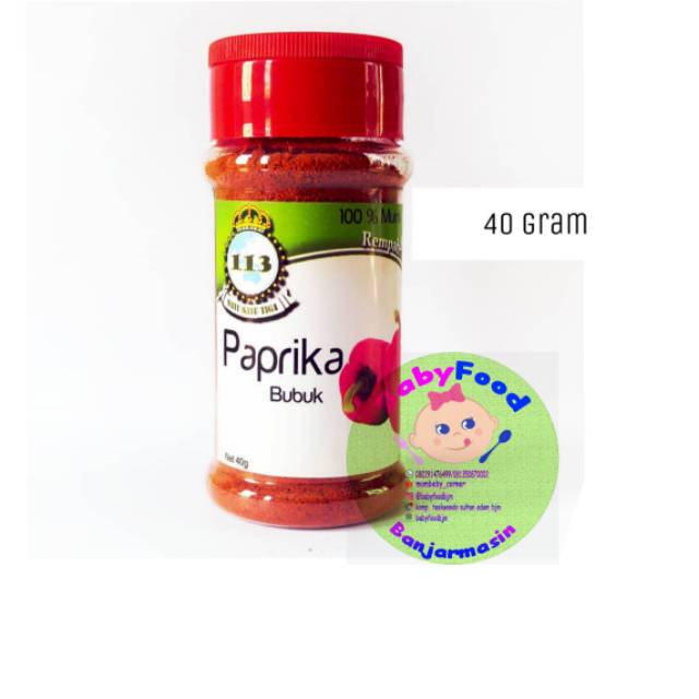 113 bumbu paprika bubuk 40 gram