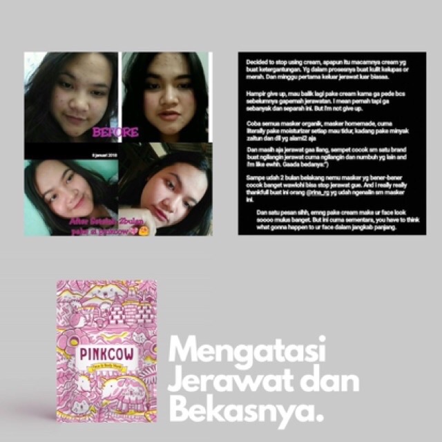 (FREE GIFT) MASKER ORGANIK BEAUTETOX the3angle SKINSUPERSTAR Chocowhite pinkcow whitemilky greentea
