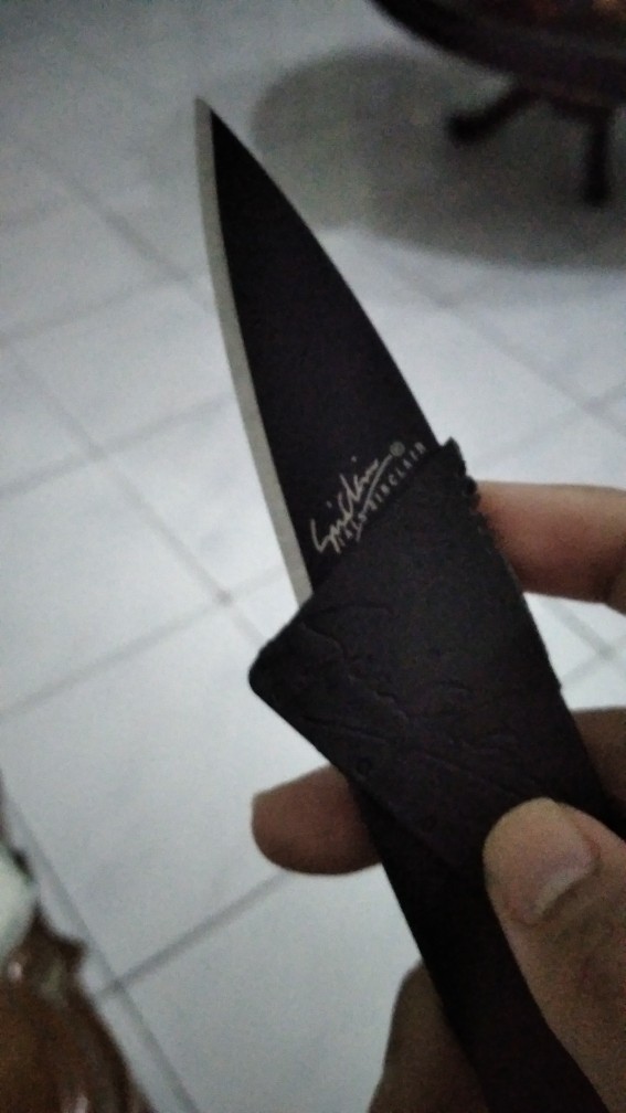 Pisau Lipat Pisau Serbaguna /pisau Mini Bentuk Kartu Sinclair