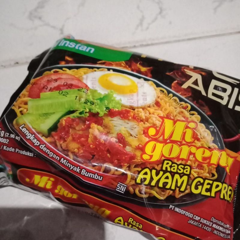 

Indomie hype abis Ayam Geprek