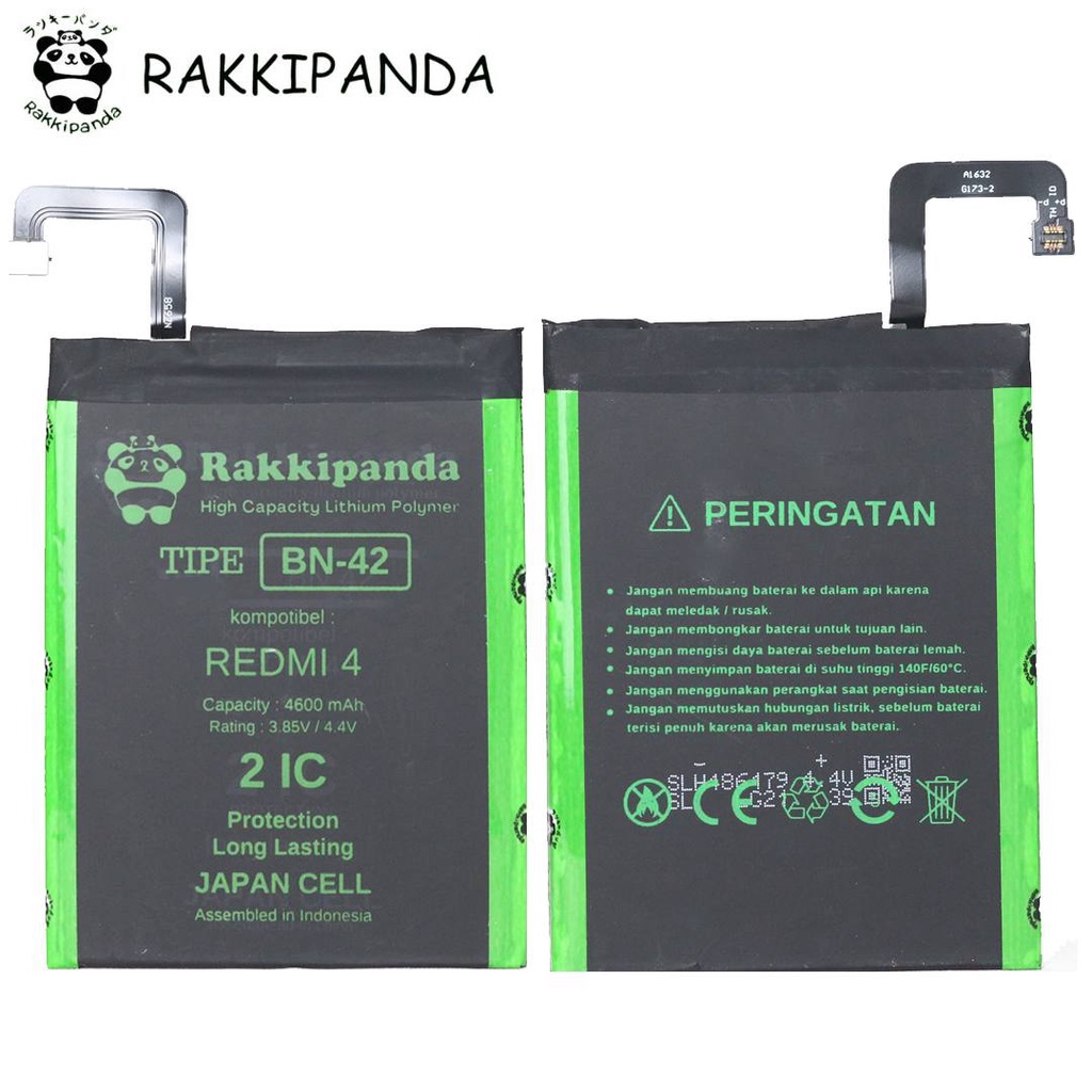 (R/K)- RakkiPanda - BN42 BN 42 Redmi 4 Batre Batrai Baterai