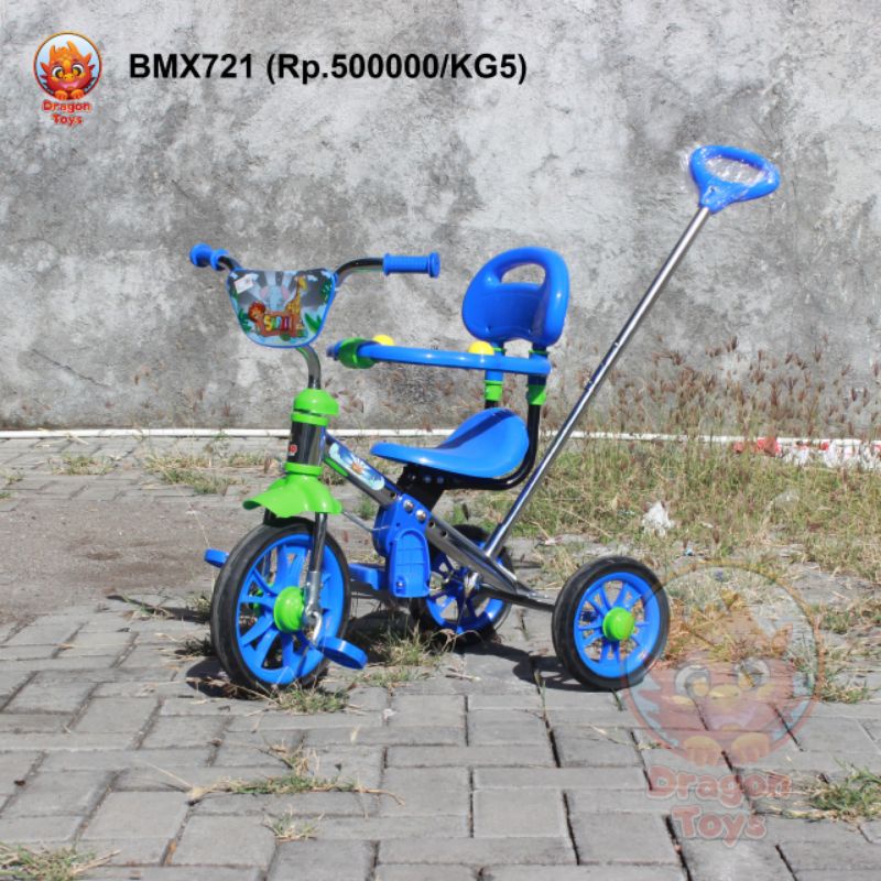 SEPEDA ANAK RODA 3 BMX712 - SEPEDA DORONG ANAK - SEPEDA ANAK MATARAM