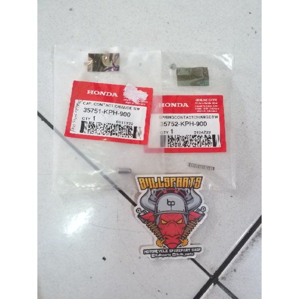 per & pen tonjokan swit netral verseneling spring cap contact change honda KARISMA SUPRA X 125 2006 