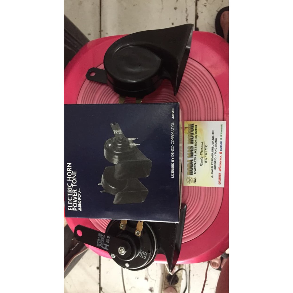 KLAKSON KEONG DENSO WATERPROOF 2PCS KIRI KANAN ! ORIGINAL DENSO !