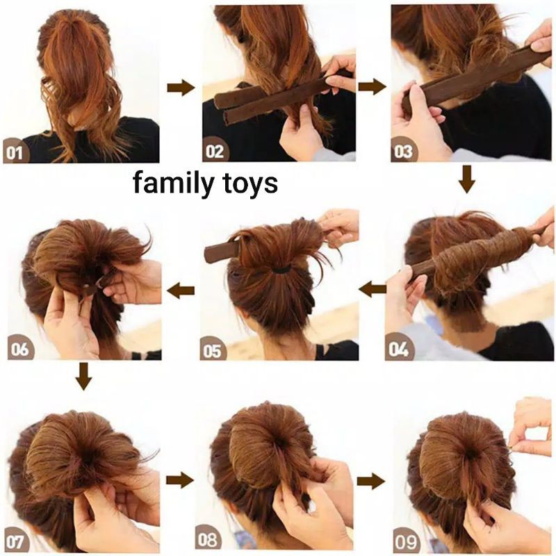 family games Magic Hair bun maker donut sanggul donat cepol hairdini