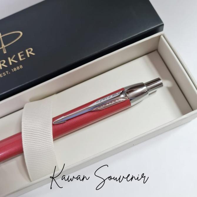 

Pulpen Parker Original IM Peach Chrome Trim (Klip Silver) Ballpoint