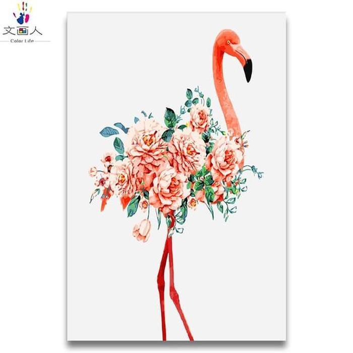 

Dijual Bahan Untuk Melukis Flamingo series painting drawing coloring onderd Diskon