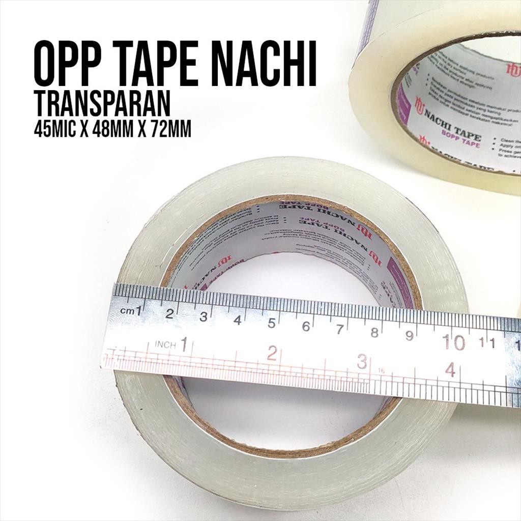 Lakban Bening NACHI 100yard 2 inch Tape Besar Transparan