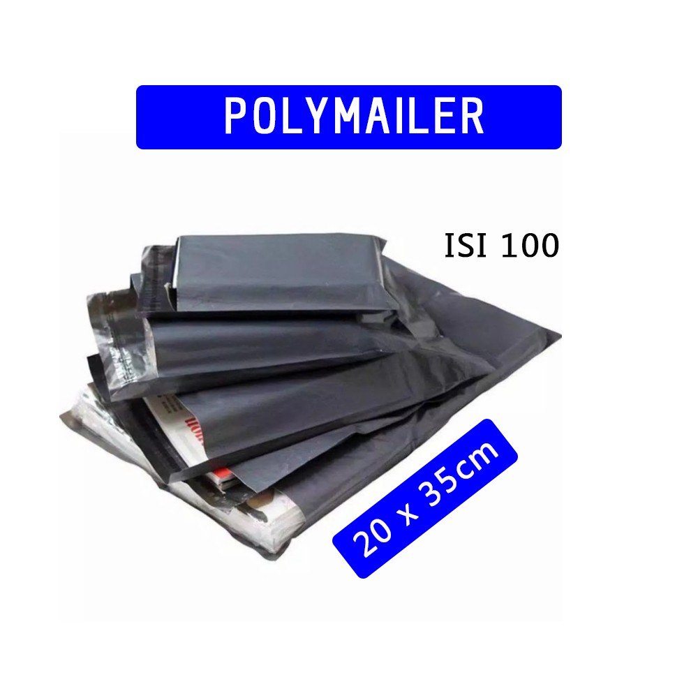

Plastik polymailer packing olshop isi 100 20x35 HD