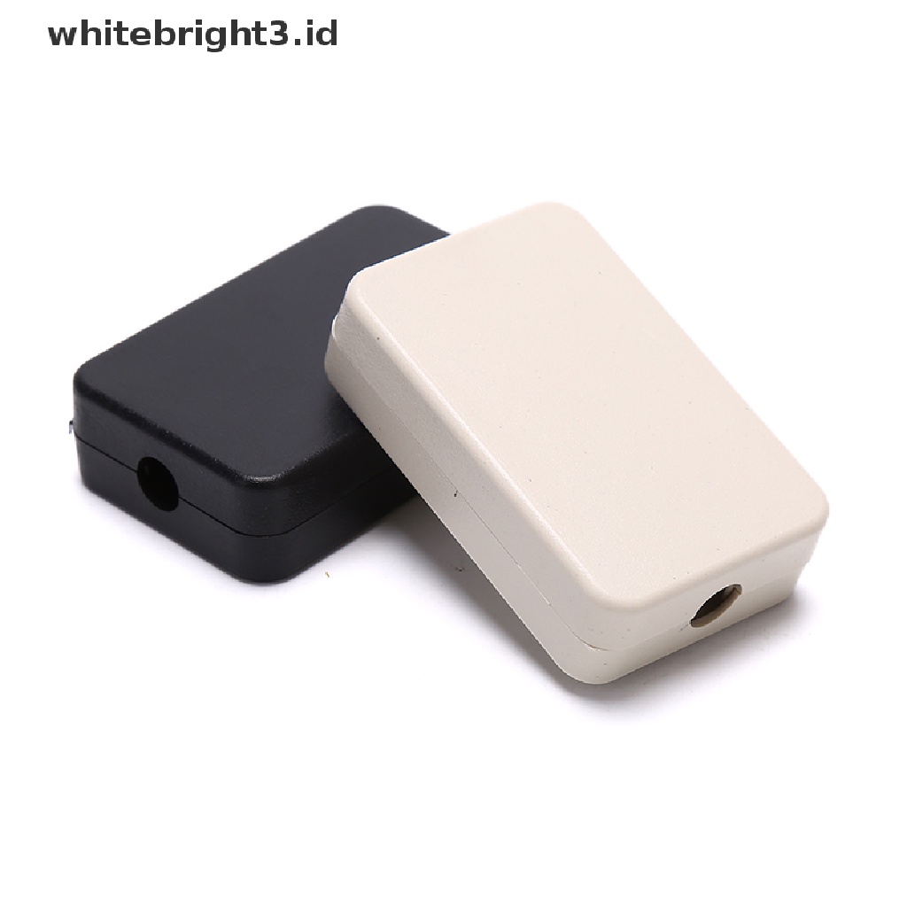 {whitebright3.id} 55*35*15mm Small plastic electronic project enclosure abs wire junction box ,