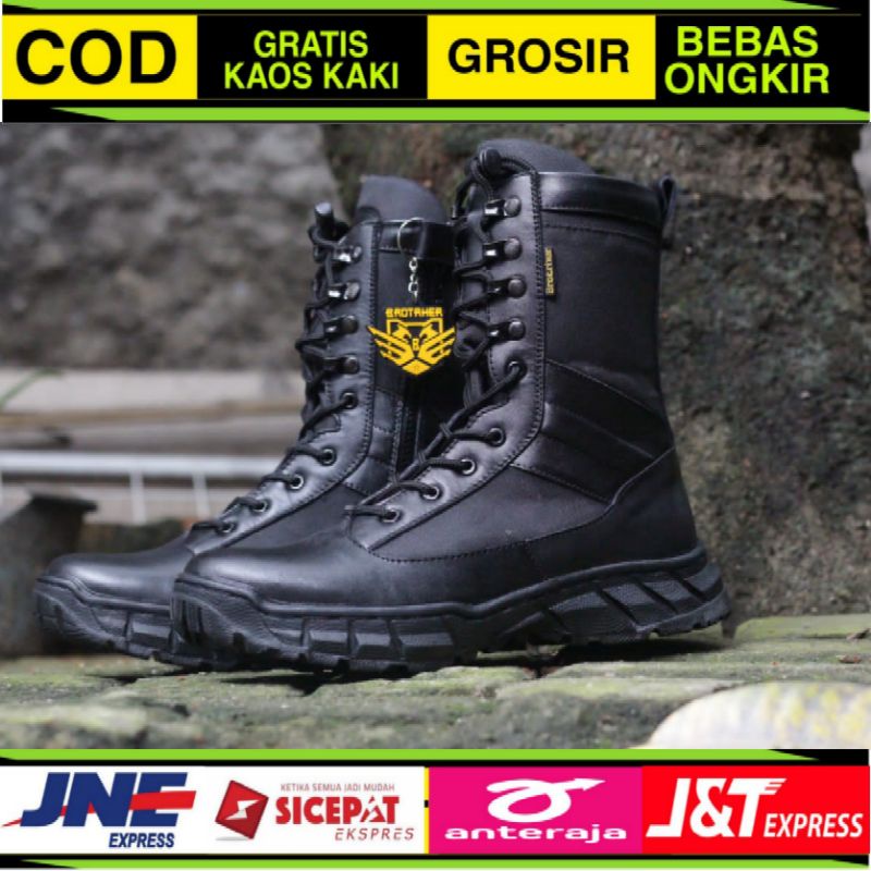 sepatu pdl terlaris tni polri brother new MAMBA