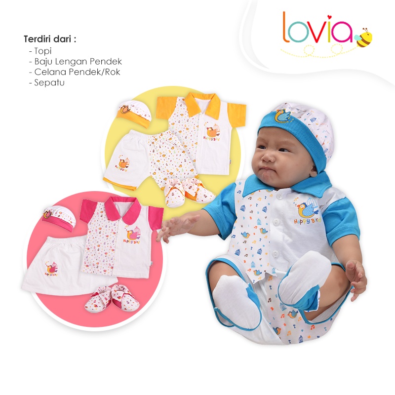 Kiddy Baju Set Bayi / Setelan Bayi Lengkap / Kado Lahiran Komplit / Baju Koko / Baju Lebaran