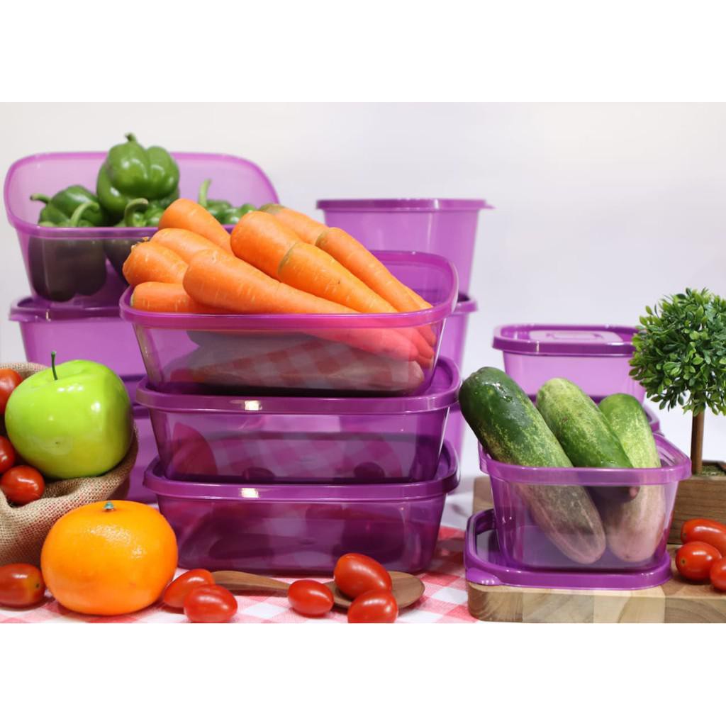 TOPLES PLASTIK MAKANAN / WADAH PLASTIK KOTAK / TEMPAT SIMPAN MAKANAN/ TEMPAT BEKAL MAKANAN / KOTAK B