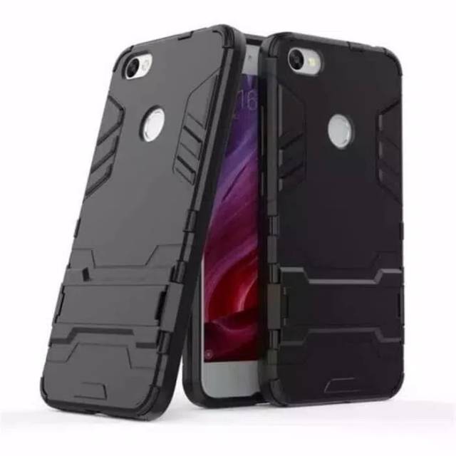 Case Robot OPPO F9 Ironman Transformer Kick Stand