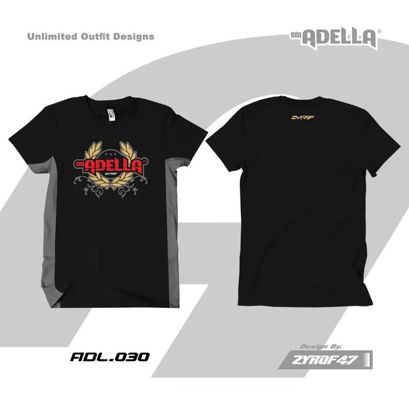 Kaos Adella Original 100% by Zyrof Kode-030