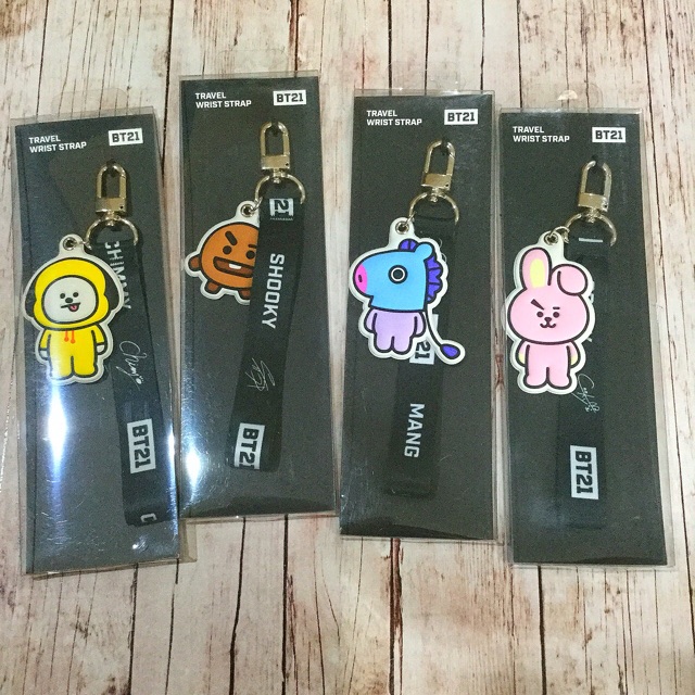 BT21 OFFICIAL travel wrist strap / travel wrist strap BT21