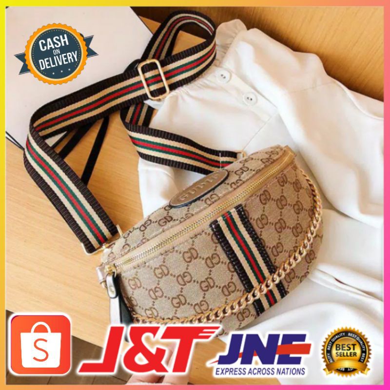 TAS WANITA WAISH BAG GD IMPORT/TAS WANITA SELEMPANG/TAS SLING BAG PREMIUM/TAS WANITA MURAH#100172