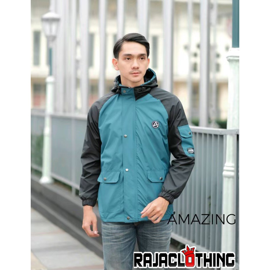 RCL - JAKET PARKA RAGLAN AMAZING PRIA - JAKET COWOK KEREN L.XL