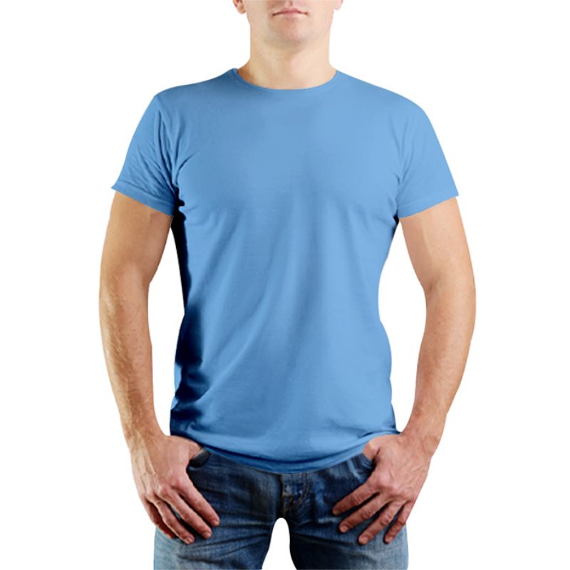 KAOS BIRU TELOR ASIN/KAOS PRIA/KAOS WANITA/KAOS CUSTOM/KAOS POLOS