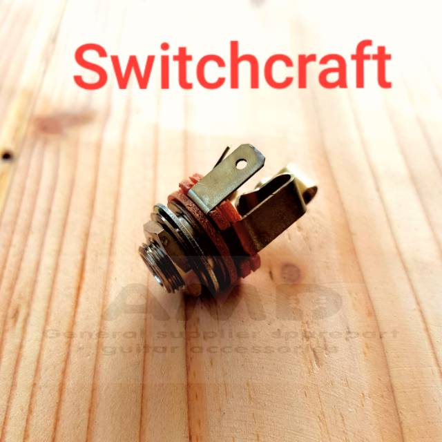 JACK GITAR STEREO MONO SWITCHCRAFT ORIGINAL USA FOR FENDER GIBSON