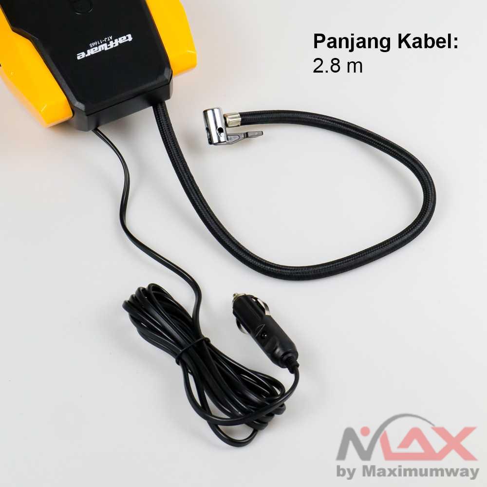 Taffware Pompa Ban Mobil Digital Electric Auto set Pressure ban bisa untuk ban motor ban sepeda kempes asmua automatic auto set kekerasan ban Inflator Pompa Mobil Elektrik Serba Guna 150PSI Pump Air Compressor kompresor ban elektronik listrik elektrik