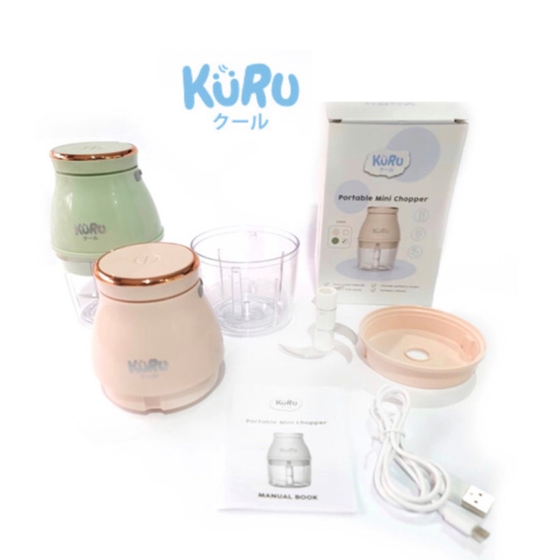 Kuru Electric Food Chopper | Blender Makanan Bayi MPASI Elektrik