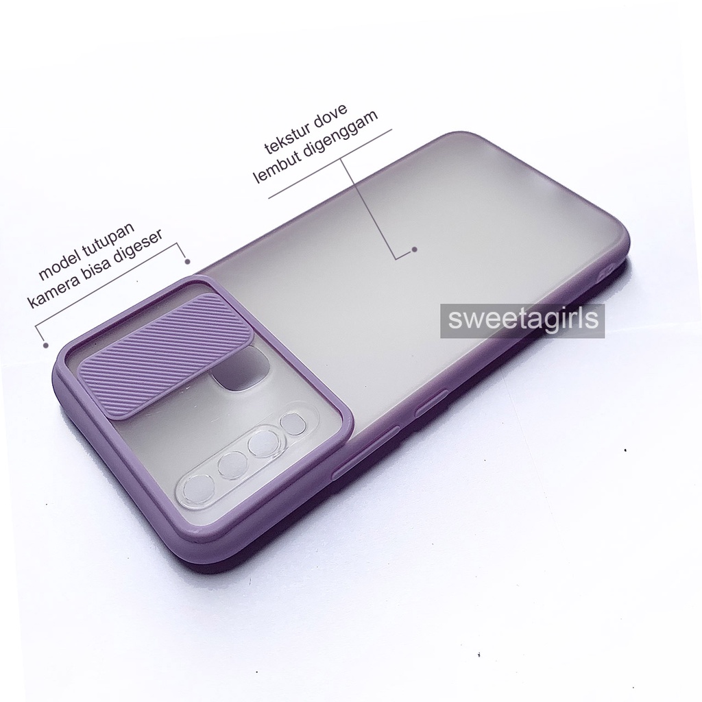 Aero Dove Slide Case Protection - Vivo Y12 - Y15 - Y17 ( Sama Ukuran ) - sweetacase.id - Camera Geser - Casing Model Kamera Bisa Buka Tutup - Casing Vivo - Kesing - Case - Softcase