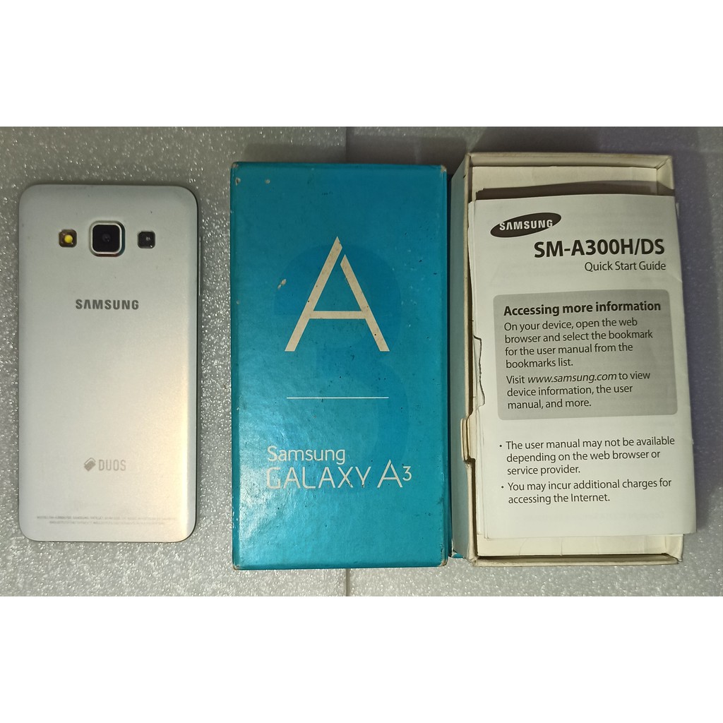 Jual Hp Samsung A3 2015 Sm A300h Ds Bekas Second Shopee Indonesia