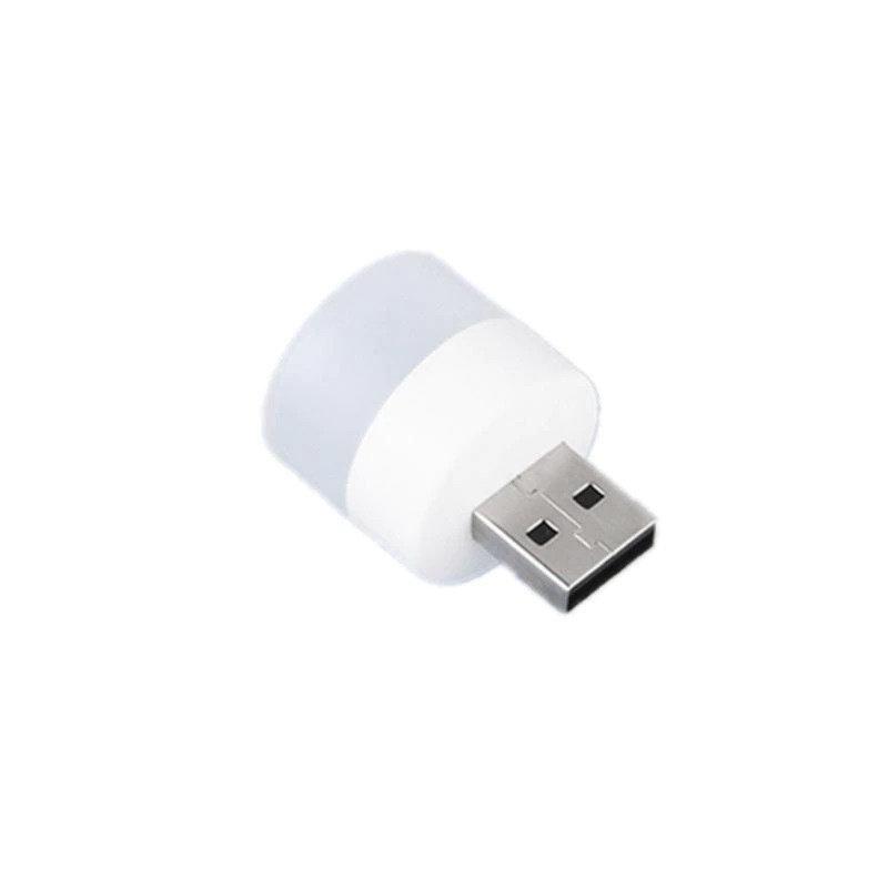 Lampu Bohlam Mini USB Cool White 6000K 110 Lumens 5V 1W - OB60 - White