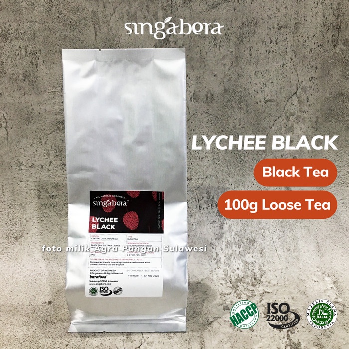 

(BISA COD) Singabera Lychee Black - Black Tea / Teh Hitam Leci (Loose Tea)