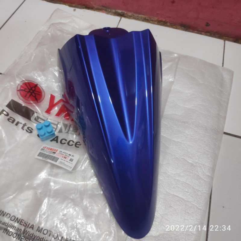 SPAKBOR DEPAN MIO SPORTY 5TL BIRU TUA ORIGINAL ORI YAMAHA