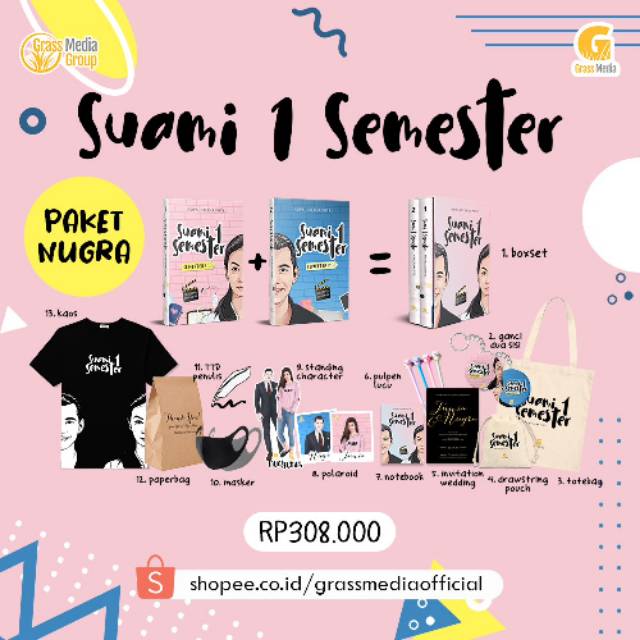 Suami Satu Semester - Paket Nugra (Sudah Ready)