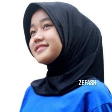 Trx0g0Fu--hijab sport volly/gym/senam/basket polos BAHAN JERSEY kerudung olahraga