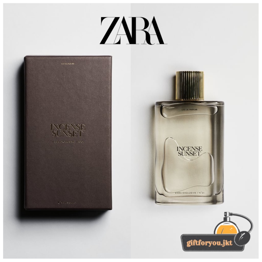 Parfum Zara Incense Sunset EDP 90 ml Original Exclusive Jo Malone Woman Perfume Wanita