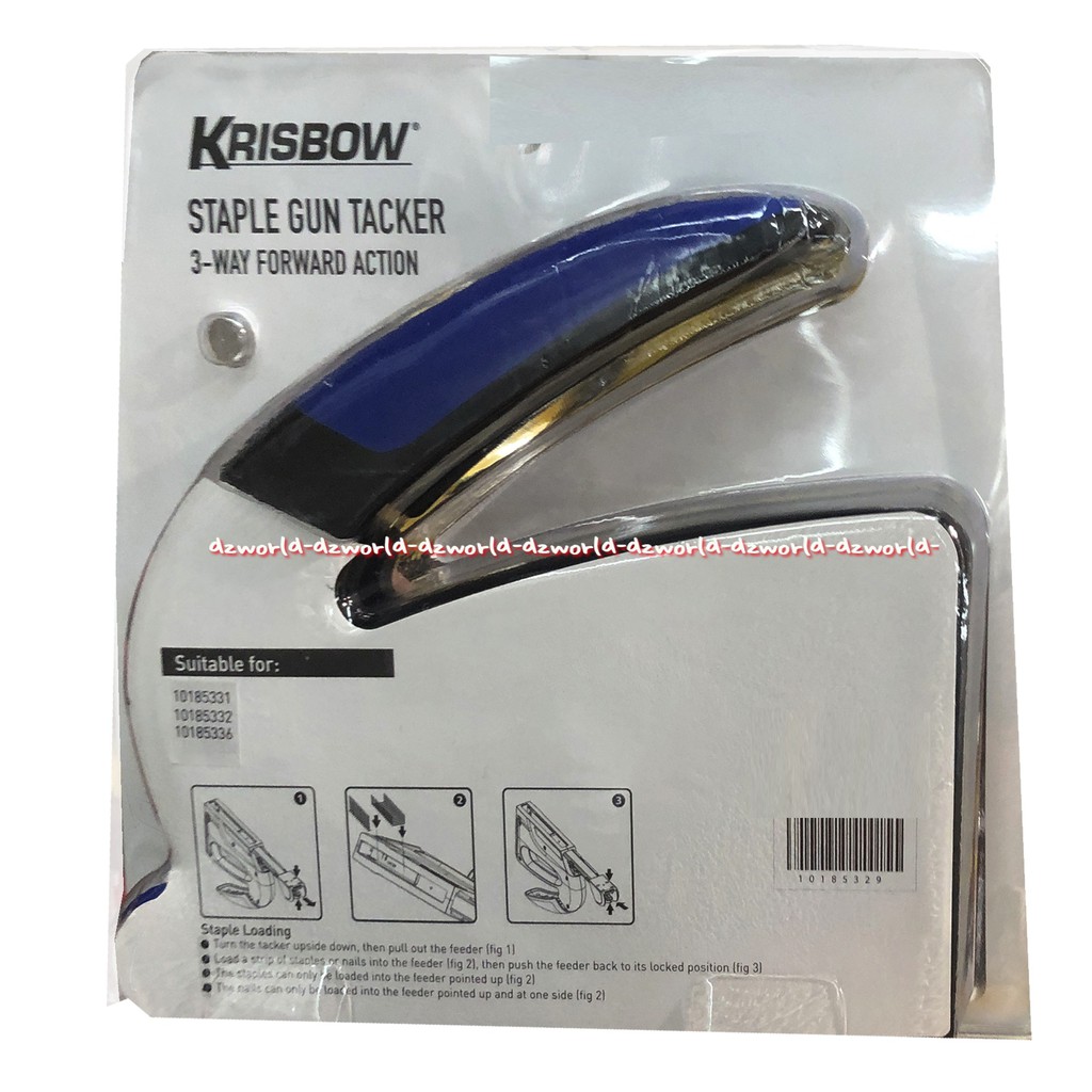 Krisbow Staples Gun 3 Way Forward Action Alat Penembak Strepless Klip