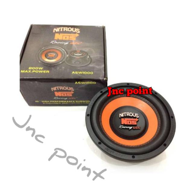 Speaker Subwoofer 10inch ADS ASW1000 Nitrous NOS 10" ADS ASW 1000