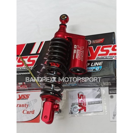 Readyy     Shockbreaker YSS G sport Red Series Original For Honda Vario 125 - Vario 150     Stok
