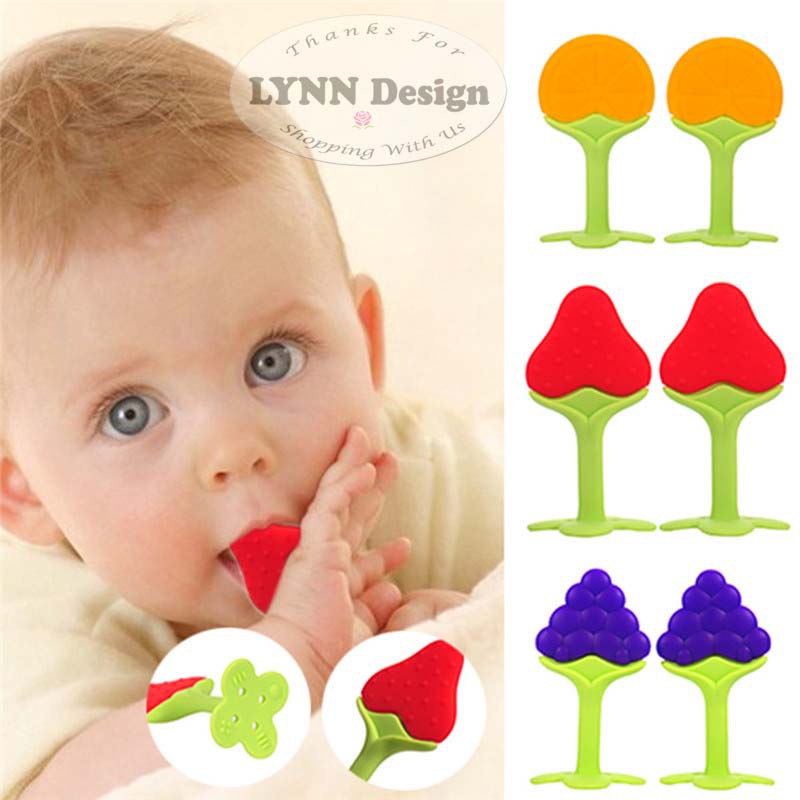 Gigitan Bayi Baby Teether bentuk Buah_Cerianti