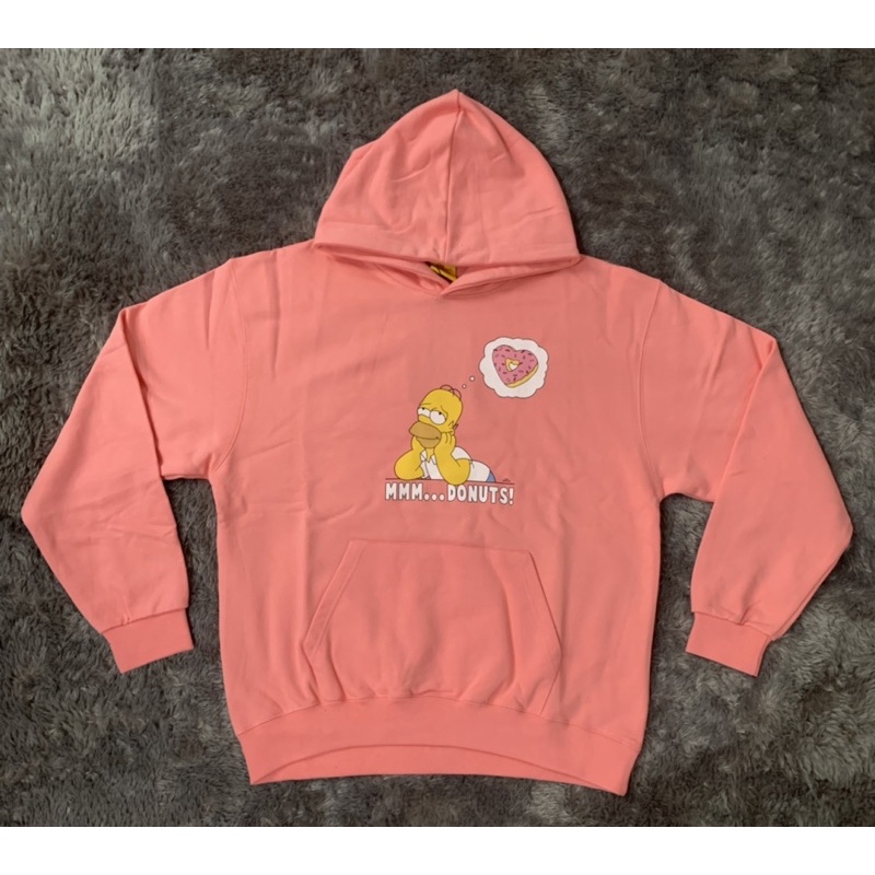 Acme De La Vie ADLV X The Simpsons Donuts Homer Hoodie Pink