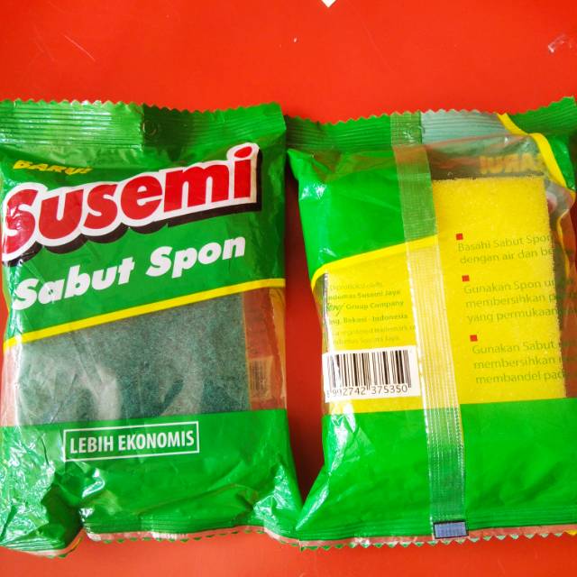 SPON CUCI PIRING SUSEMI SABUT SPON