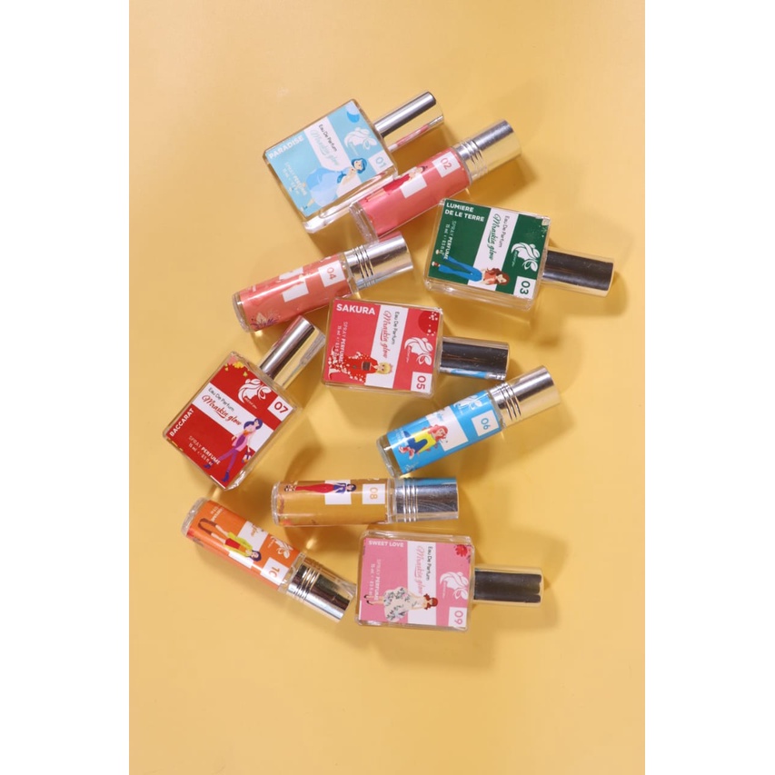 PARFUM SPRAY MRASKIN GLOW BEST SELLER BPOM 15 ML EAU DE PARFUM MRASKIN GLOW