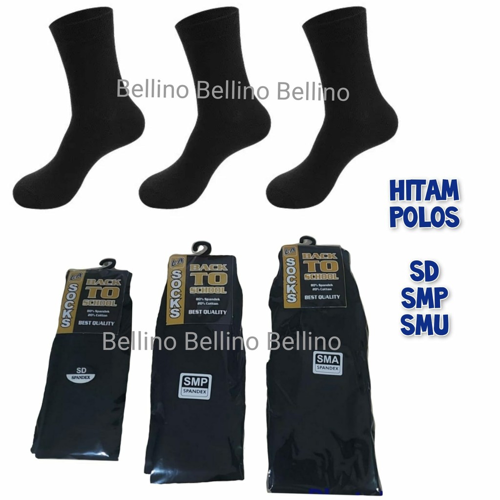 Kaos Kaki Sekolah SD SMP SMA Polos /  Kaos Kaki Anak SD Kaos Kaki Anak SMP Kaos Kaki Anak SMA Kaos Kaki Unisex Anak Sekolahan Socks Kaos Kaki Putih Kaos Kaki Hitam Kaos Kaki Sekolah Hitam Putih Kaos Kaki Back To School