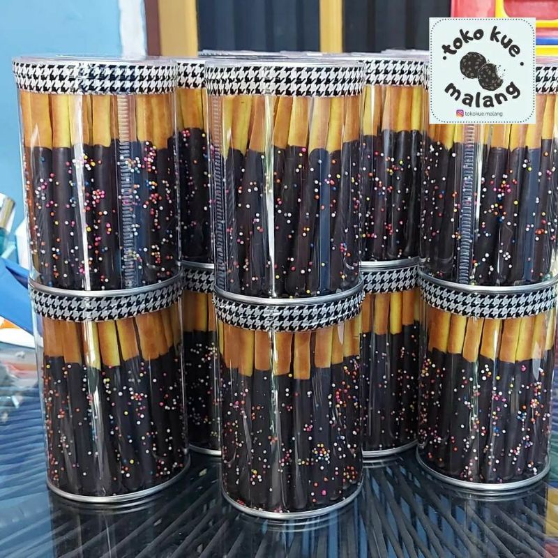 

Stick Biskuit Toping Coklat