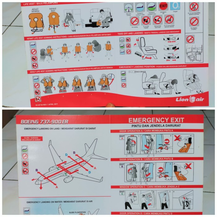 

Exclusive Safety Card Airline