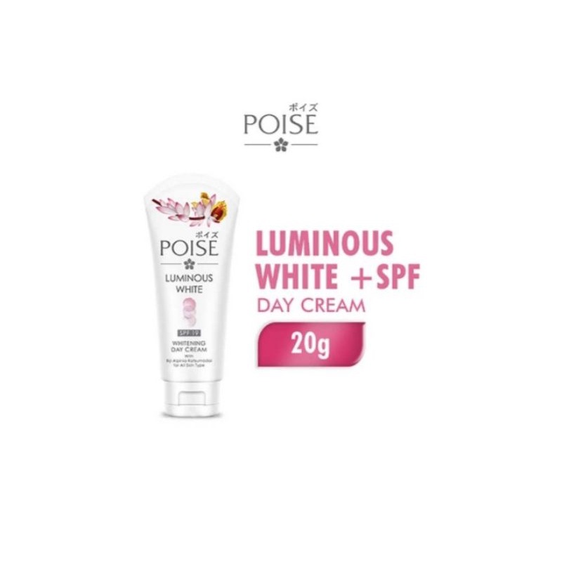 POISE Luminous White Whitening Day Cream SPF 19   20g