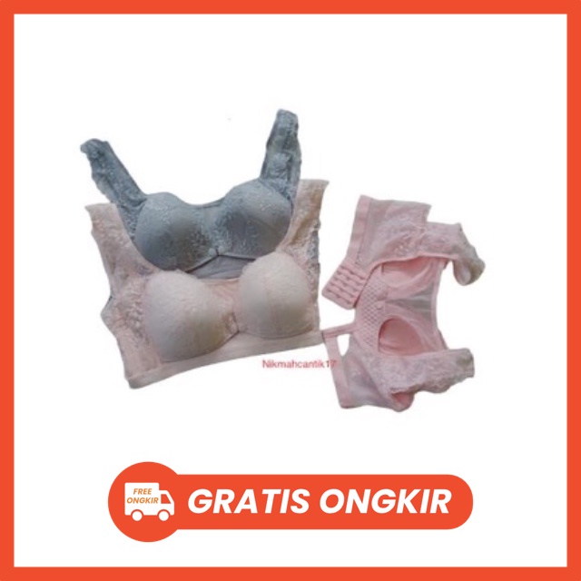 Bra Bh busa MENYUSUI kancing 4 bukaan samping SUMEING-1