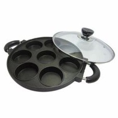 CETAKAN 8 LUBANG DATAR / CETAKAN KUE LUMPUR MARTABAK MINI TEFLON