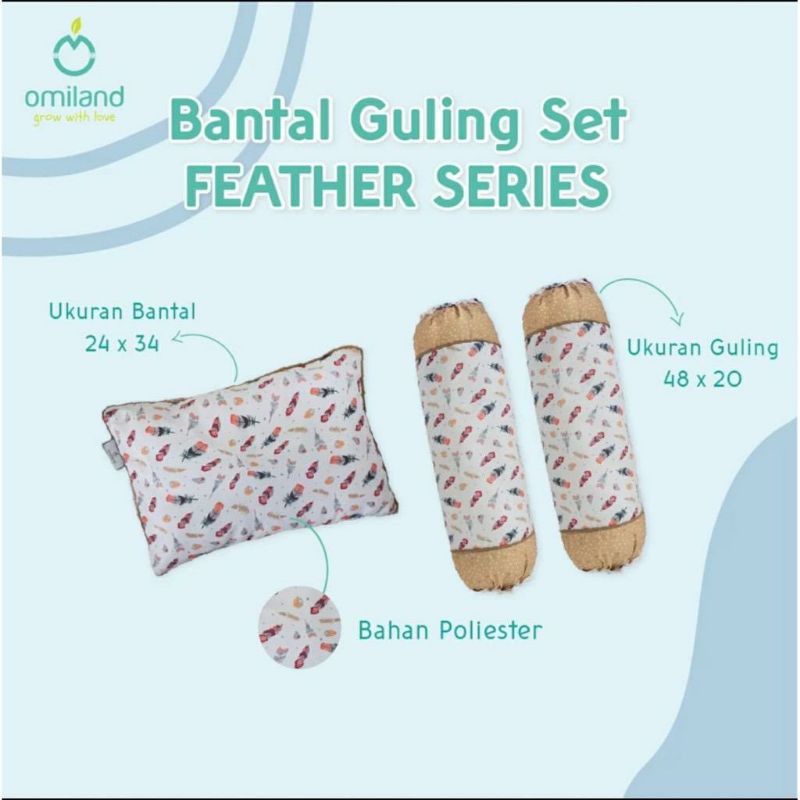 Omiland Bantal Guling Bayi Feather