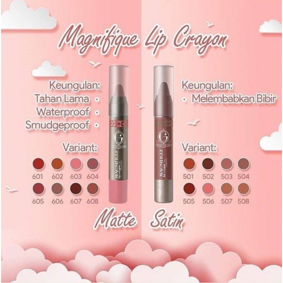 Madame Gie Magnifique Lip Crayon Matte | Satin - Lipstick